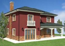 Brick color paint
