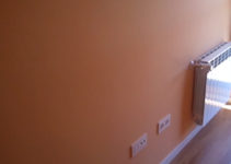 Peach colour paint