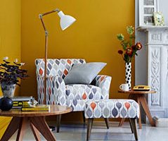 Pintura color mostaza