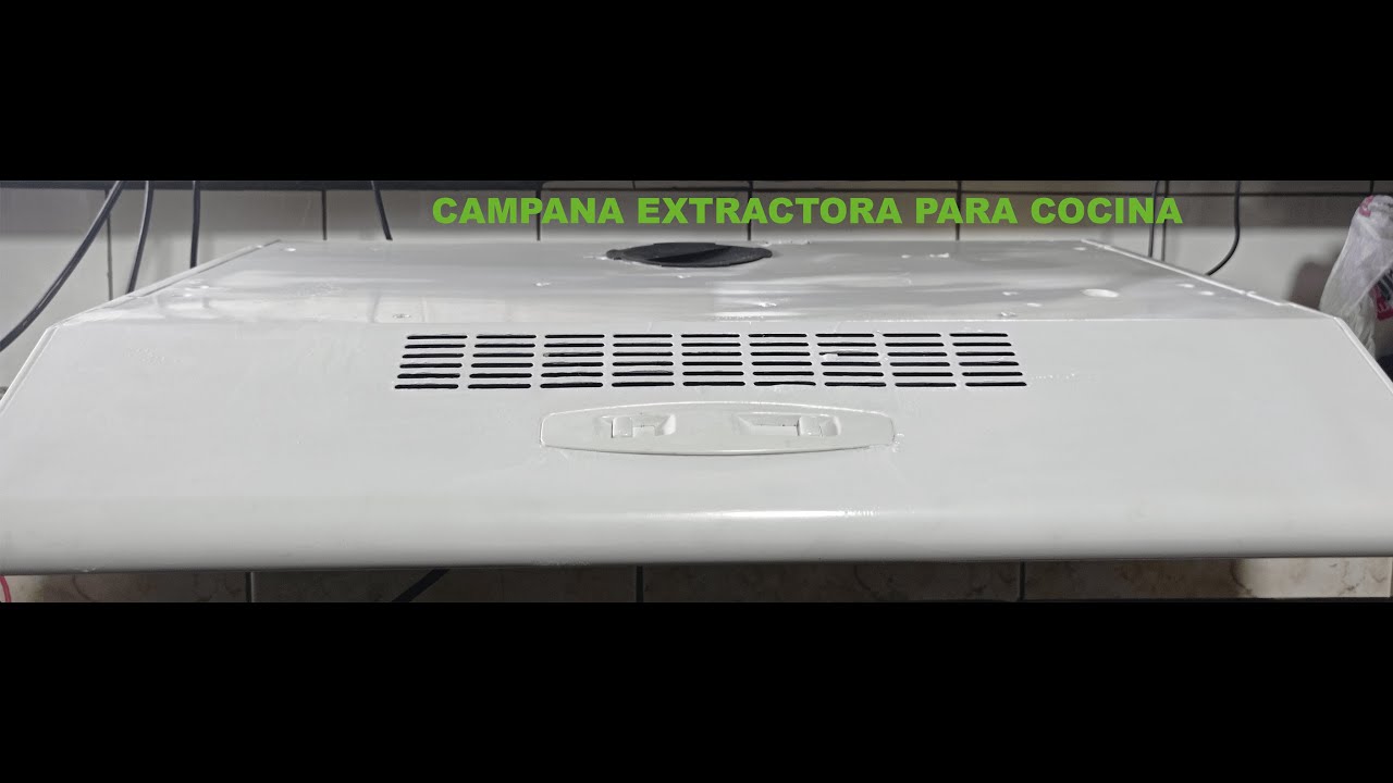 Cómo pintar una campana de cocina