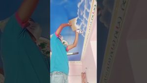 Cómo pintar el techo de un cuarto