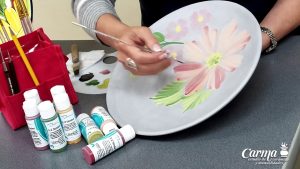 Cómo pintar platos de ceramica con acrilico