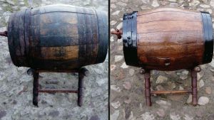 Cómo pintar un barril de madera