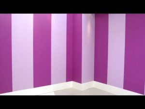 Cómo pintar una pared de gotele a rayas