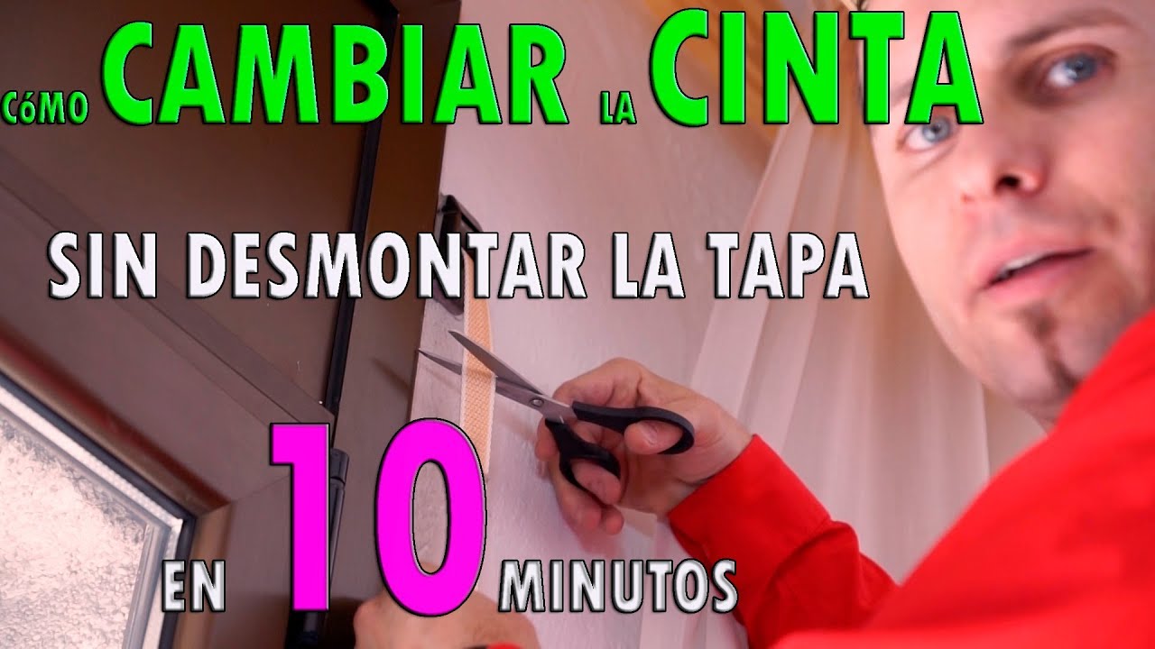 Cómo reparar la cinta de una persiana 【2026 】 ️ Bricolaje