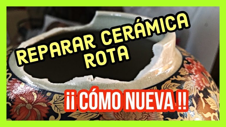 Jaron Roto Cómo reparar un jarrón de ceramica 【2026 】 ️ Bricolaje