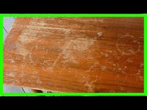 Cómo reparar una puerta de madera rayada