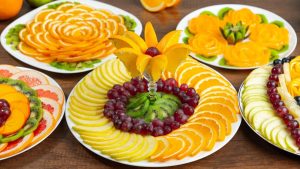 Cómo decorar con frutas una mesa