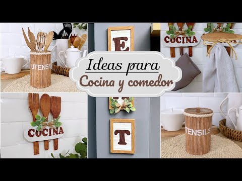 Cómo decorar la cocina con manualidades 【2026 】 ️ Bricolaje