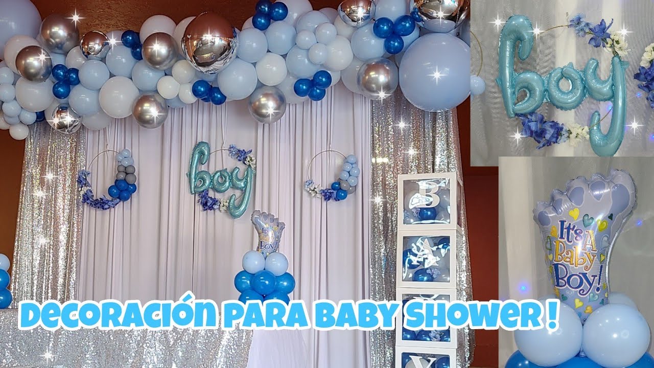 Cómo decorar un baby shower de niño 【2026 】 ️ Bricolaje