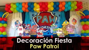 Cómo decorar una fiesta de patrulla canina